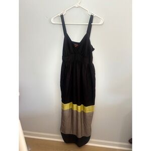 Johnny Was Maxi Dress Colorblock Sleeveless Casual‎ Summer Dress Size M
